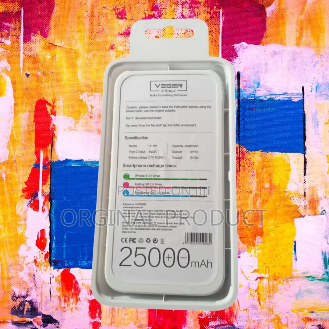 Veger 25000mah Battery Bank