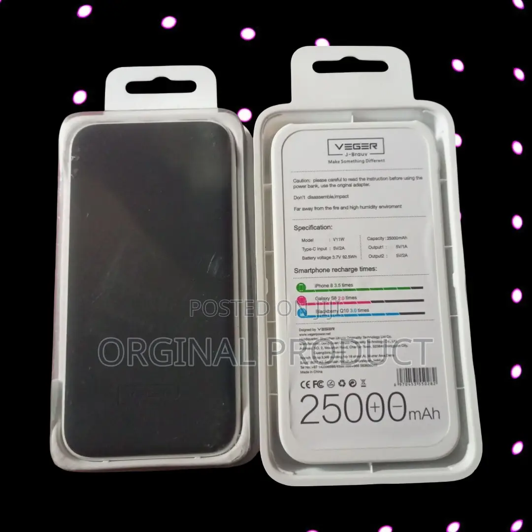 Engineered for Performance: Veger 25000mah