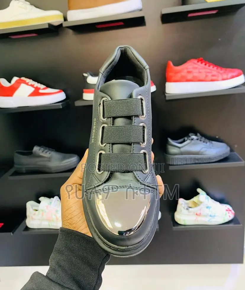 Original Chekich Tukey Leather ‘Steel Toe Triple Black Shoes