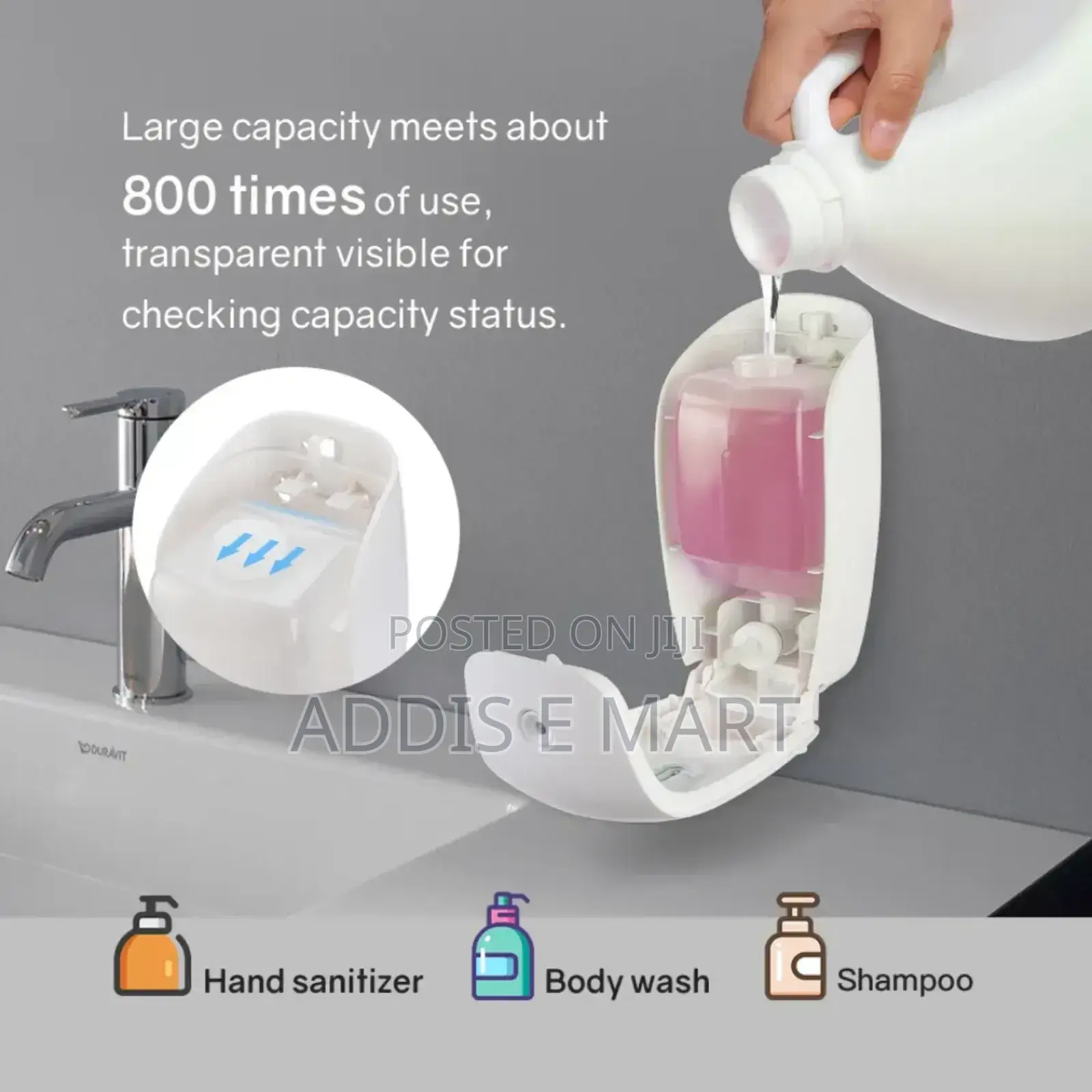 ውብ እና ማራኪ ዲዛይን Liquid Soap Dispenser