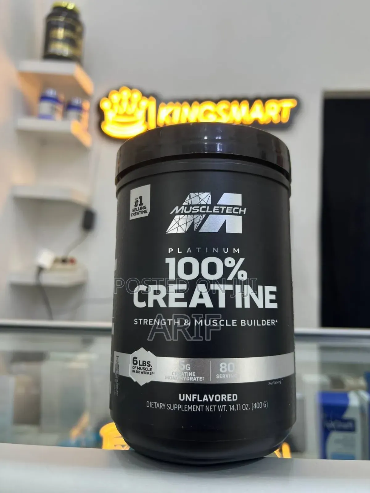 100% Muscle Tech Platinum Creatine Monohydrate
