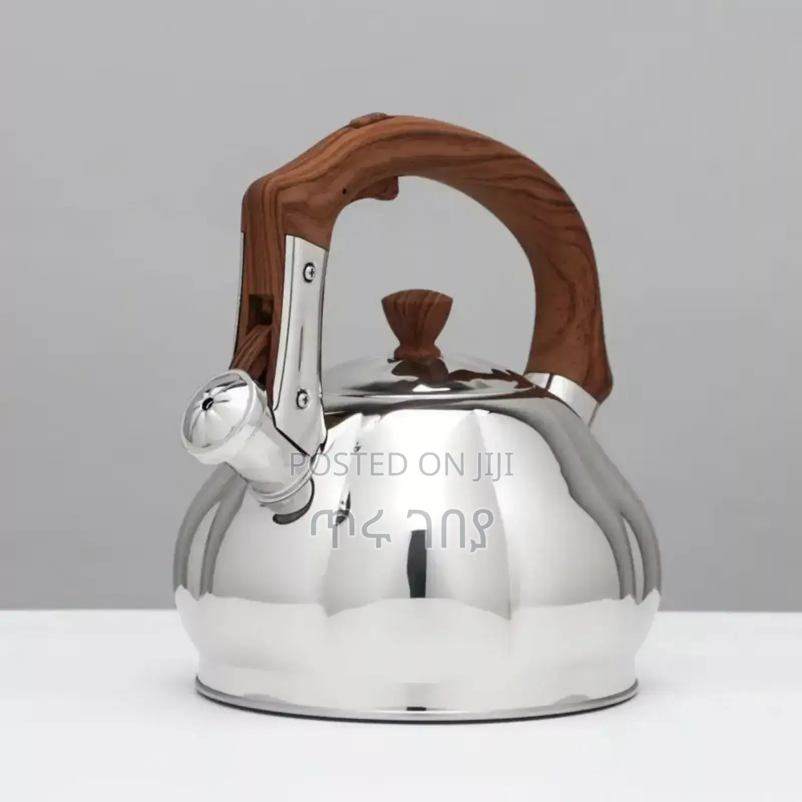 3 Liter Whistling Kettle የዎሃ ማፍያ ማንቆርቆሪያ