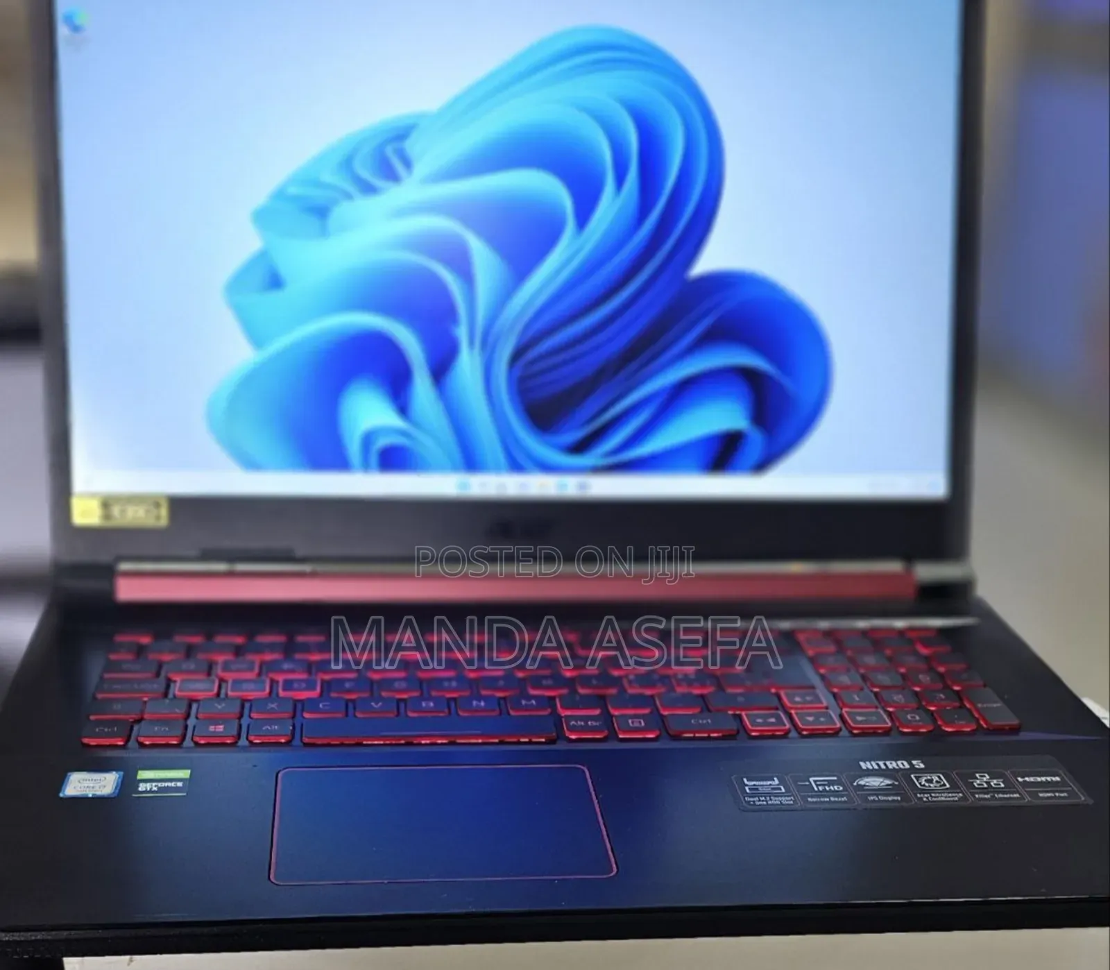 New Laptop Acer Nitro 5 16GB Intel Core I7 SSD 512GB