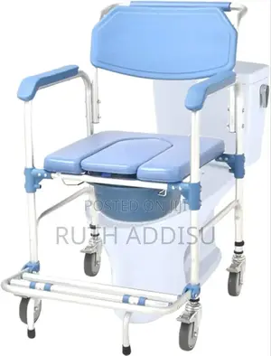 Photo - Commode Medical Bath Chair5受commode Chair Brand New已toilet