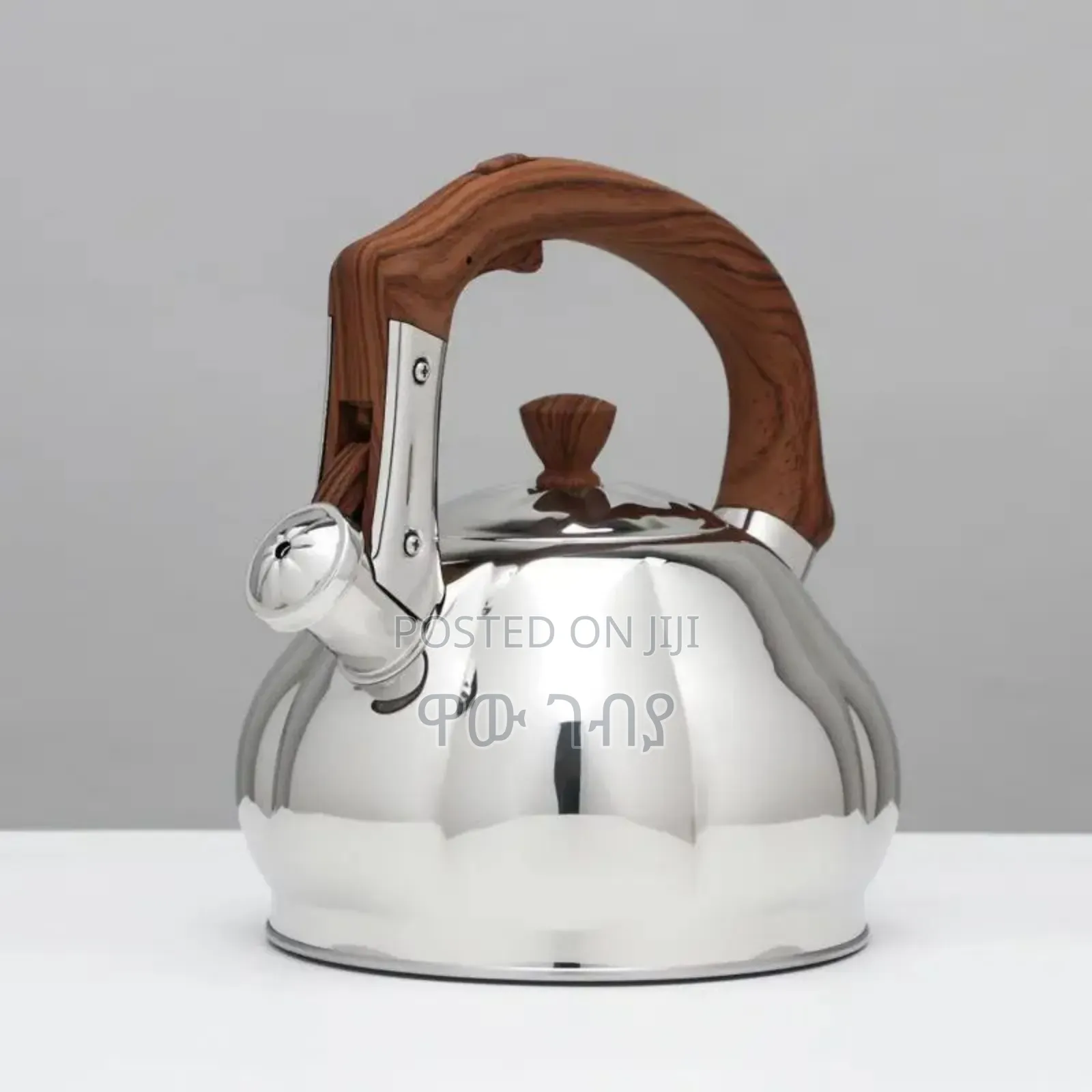 3 Liter Whistling Kettle የዎሃ ማፍያ ማንቆርቆሪያ
