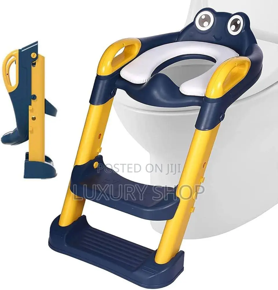 Potty Training Seat With Ladder
መቀመጫው ስፖንጅ