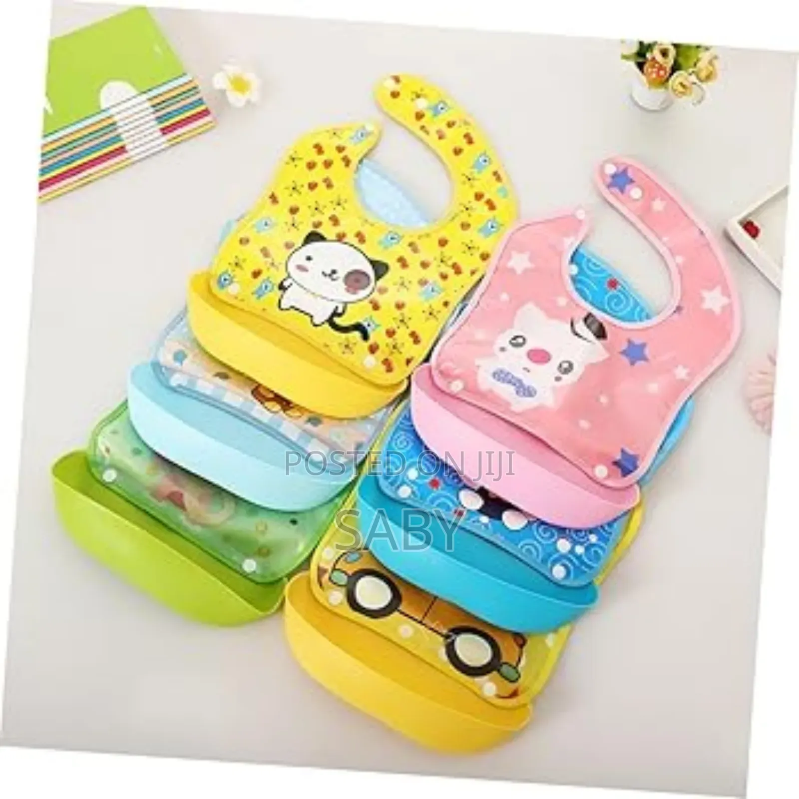 Baby Silicone Bag Waterproof Adjustable Feding Bibsaliva Bag