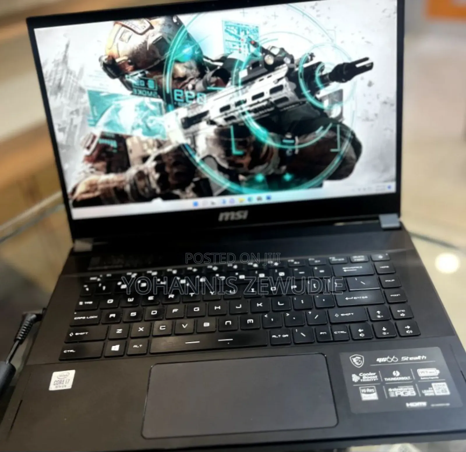Laptop MSI GS66 Stealth 10SGS 16GB Intel Core I7 SSD 1T
