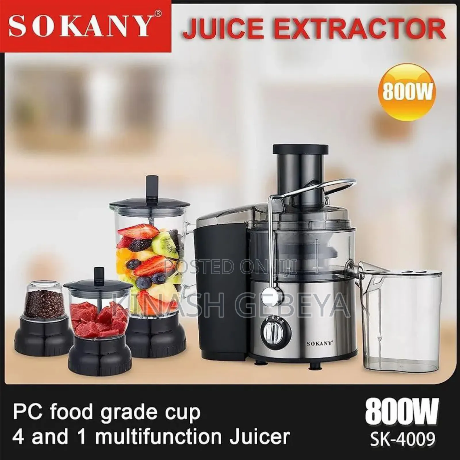 Sokany High Quality Juicer(1000ml)