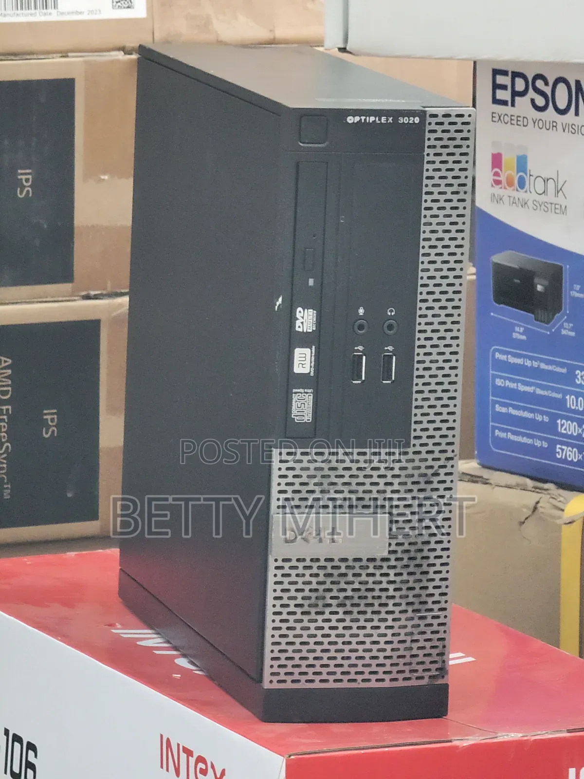 Desktop Computer Dell OptiPlex 3020 4GB Intel Core I5 HDD 500GB