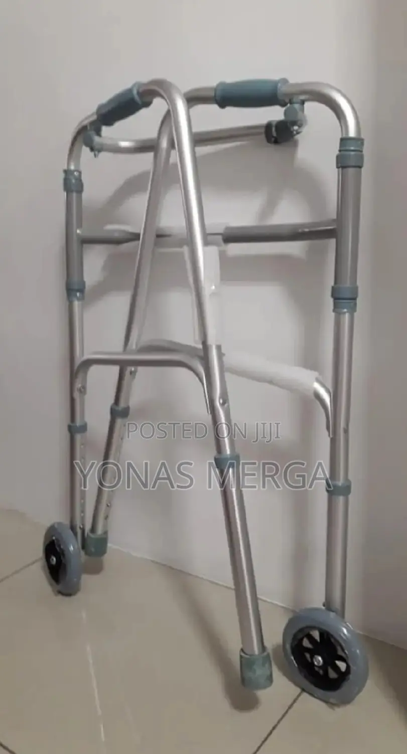 Comfort Folding Walker + Convenient Device to Allow Patient