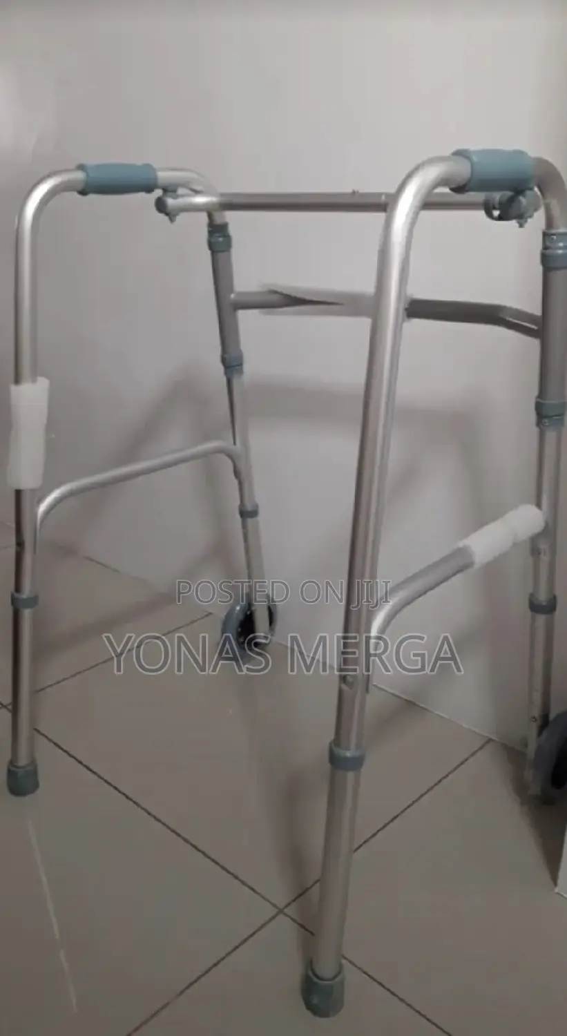 Comfort Folding Walker + Convenient Device to Allow Patient