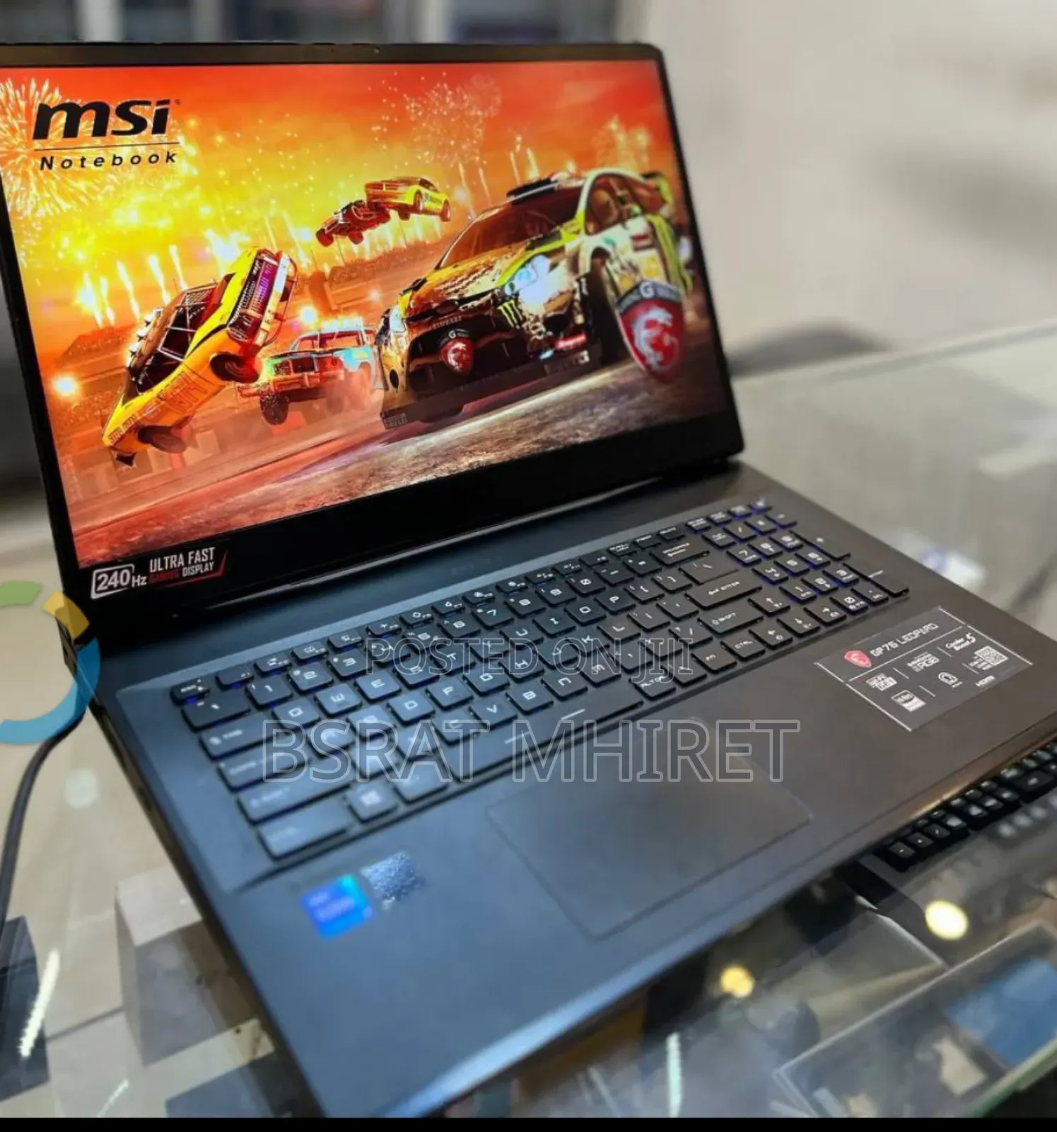 New Laptop MSI GF63 16GB Intel Core I7 SSD 1T