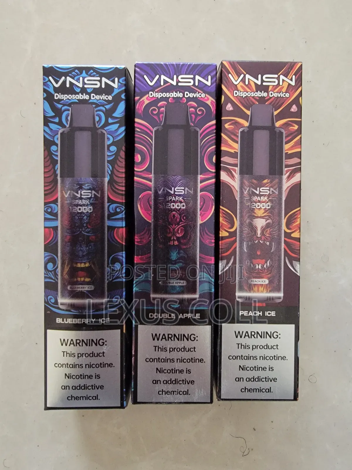 VNSN 12,000 Puff Rechargeable Free Delivery