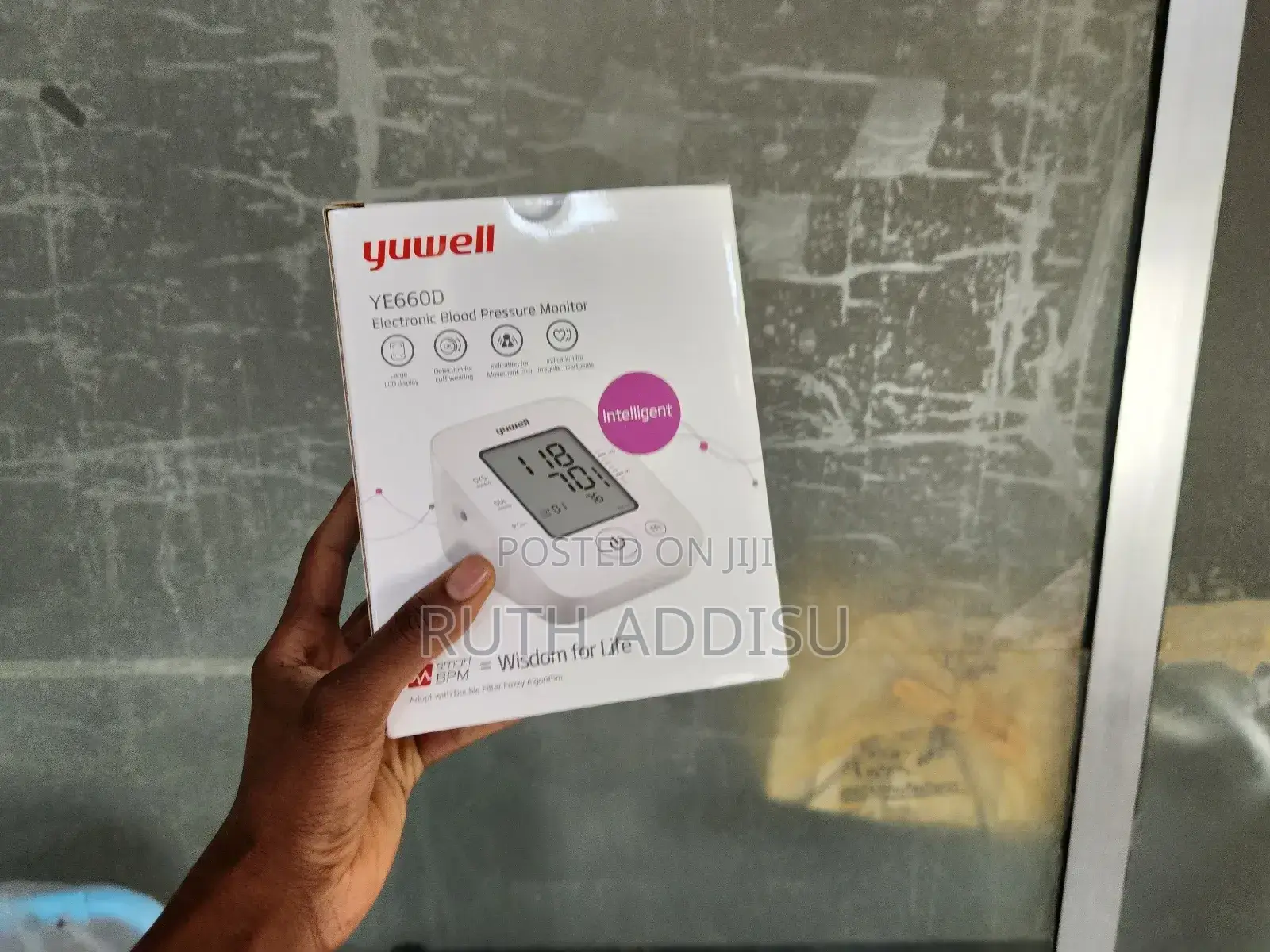 Digital Blood Pressuer Monitor Yuwell Rechargable Bp