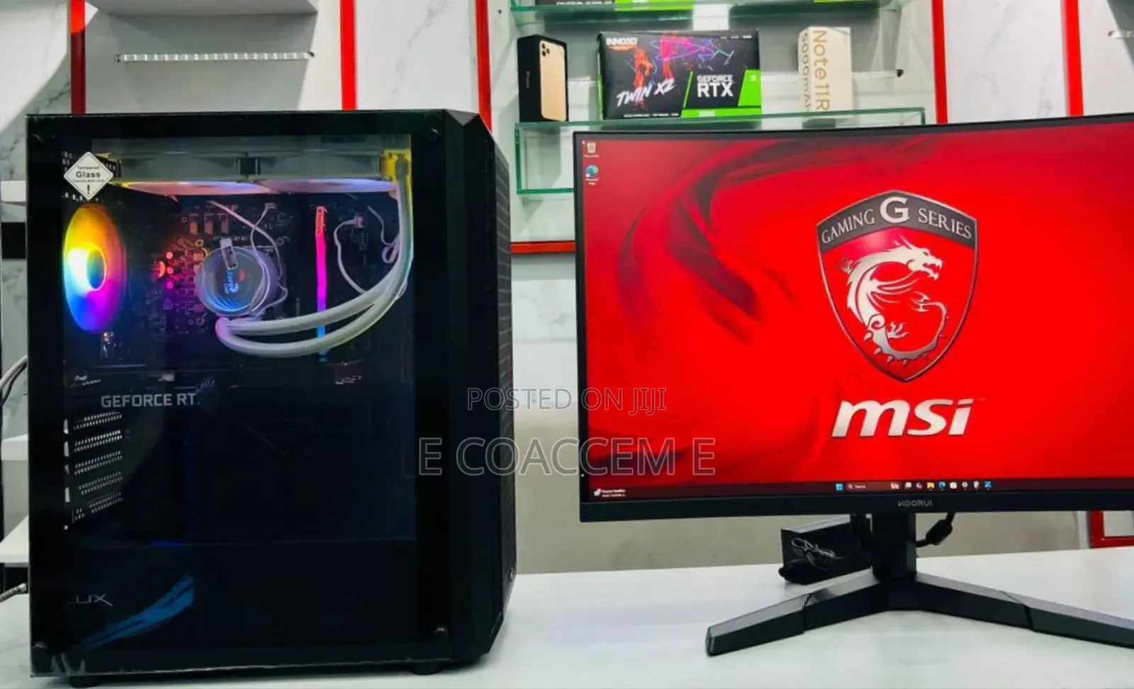 New Desktop Computer MSI Model 32GB Intel Core I7 SSD 1T