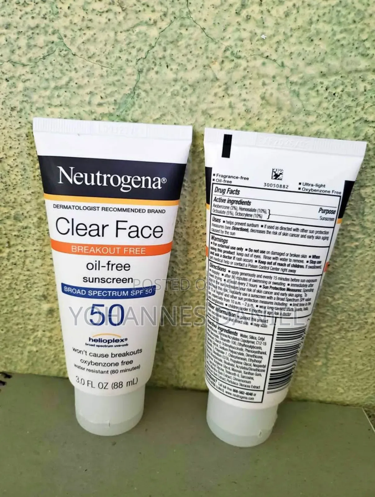 Neutrogena Clear Face Sunscreen