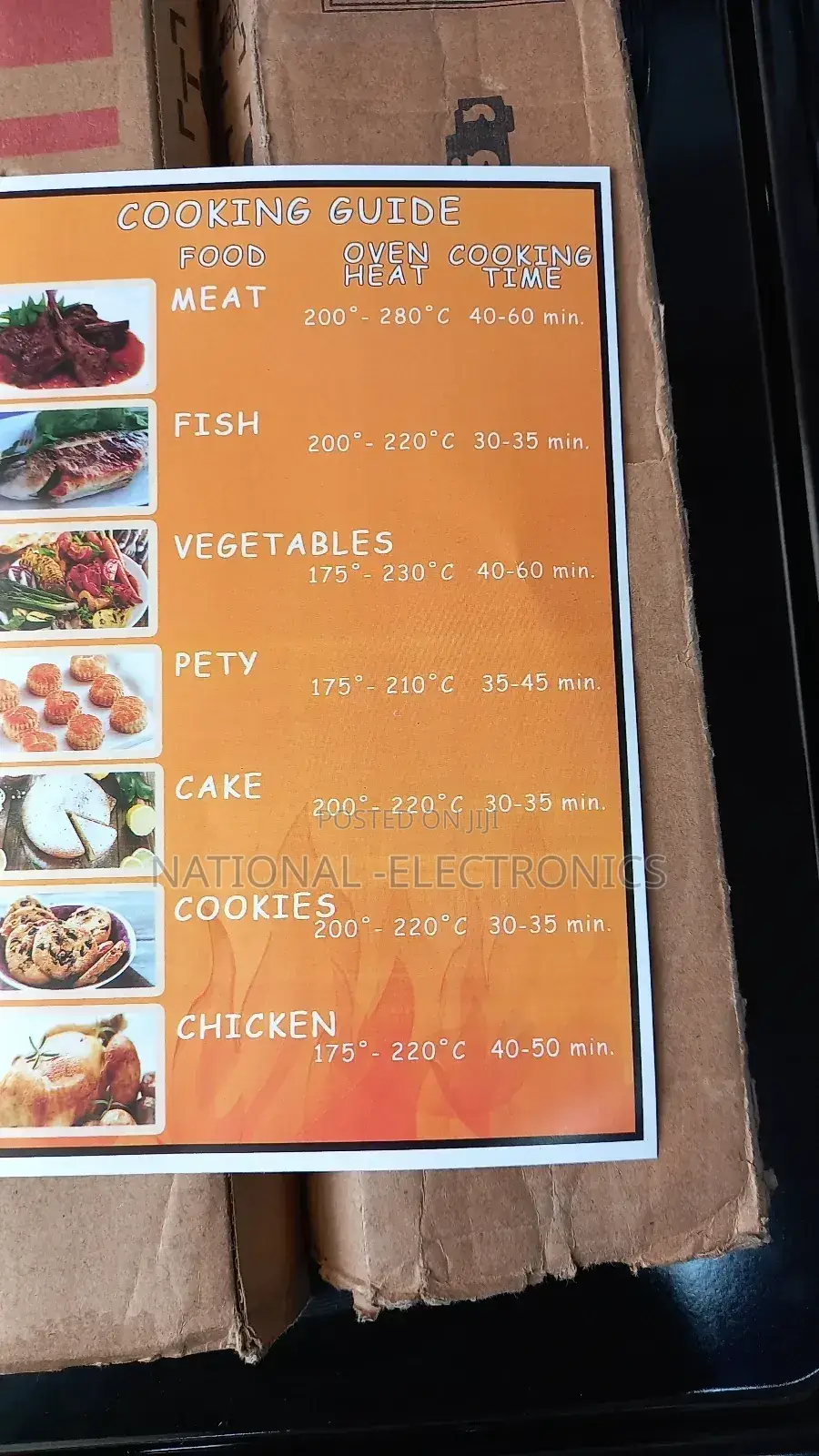 Delta Oven 60cm by 60cm 2electric 2gas Freestandig Oven