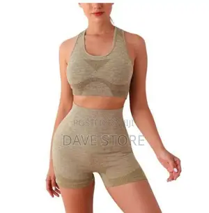 Photo - 2 Piece Women Gym Suits High Quality