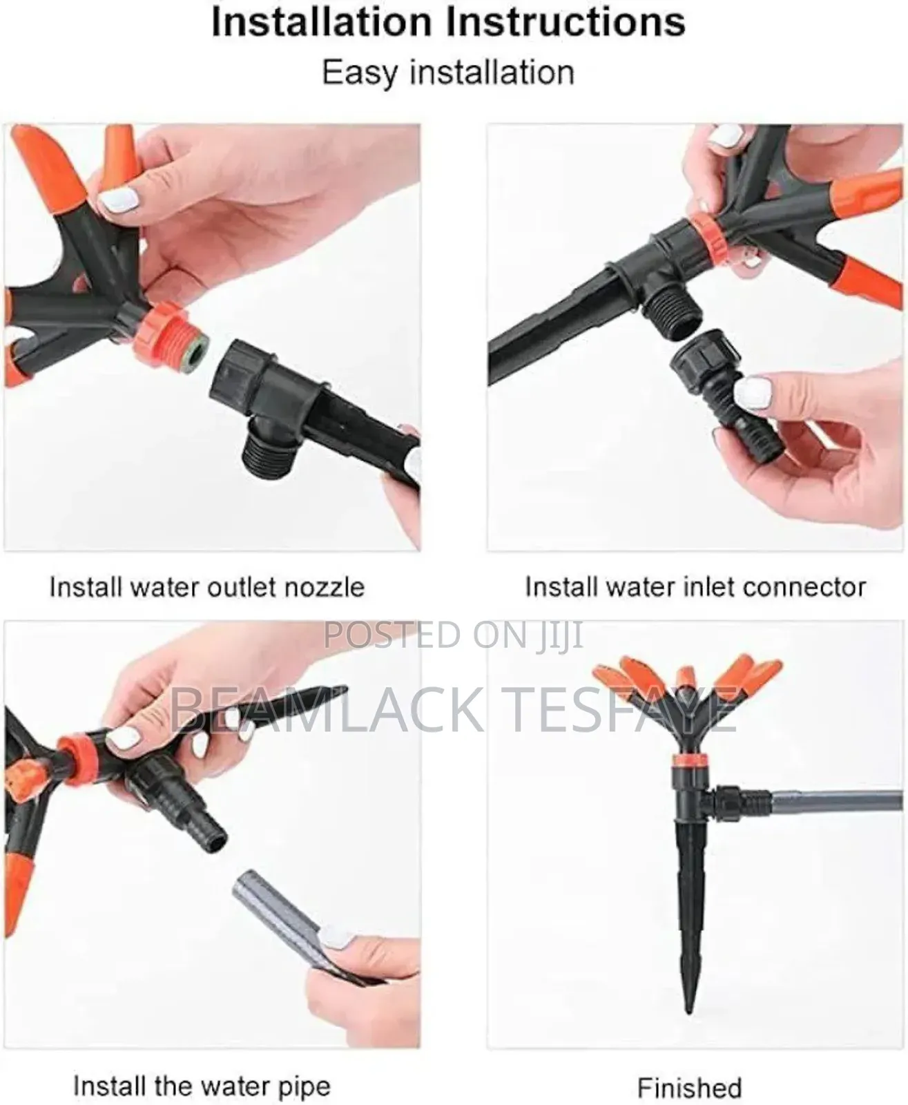 360° Rotating Irrigation Sprinkler