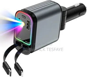 Fast Car Charger With Star Light