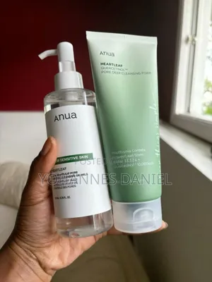 Anua Heartleaf Pore Control Cleansing Oil and Foam