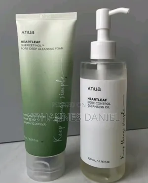 Anua Heartleaf Pore Control Cleansing Oil and Foam