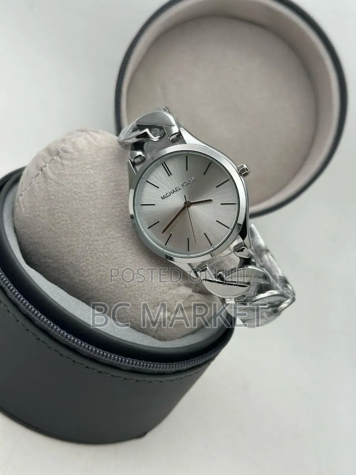 Silver Mk Watch