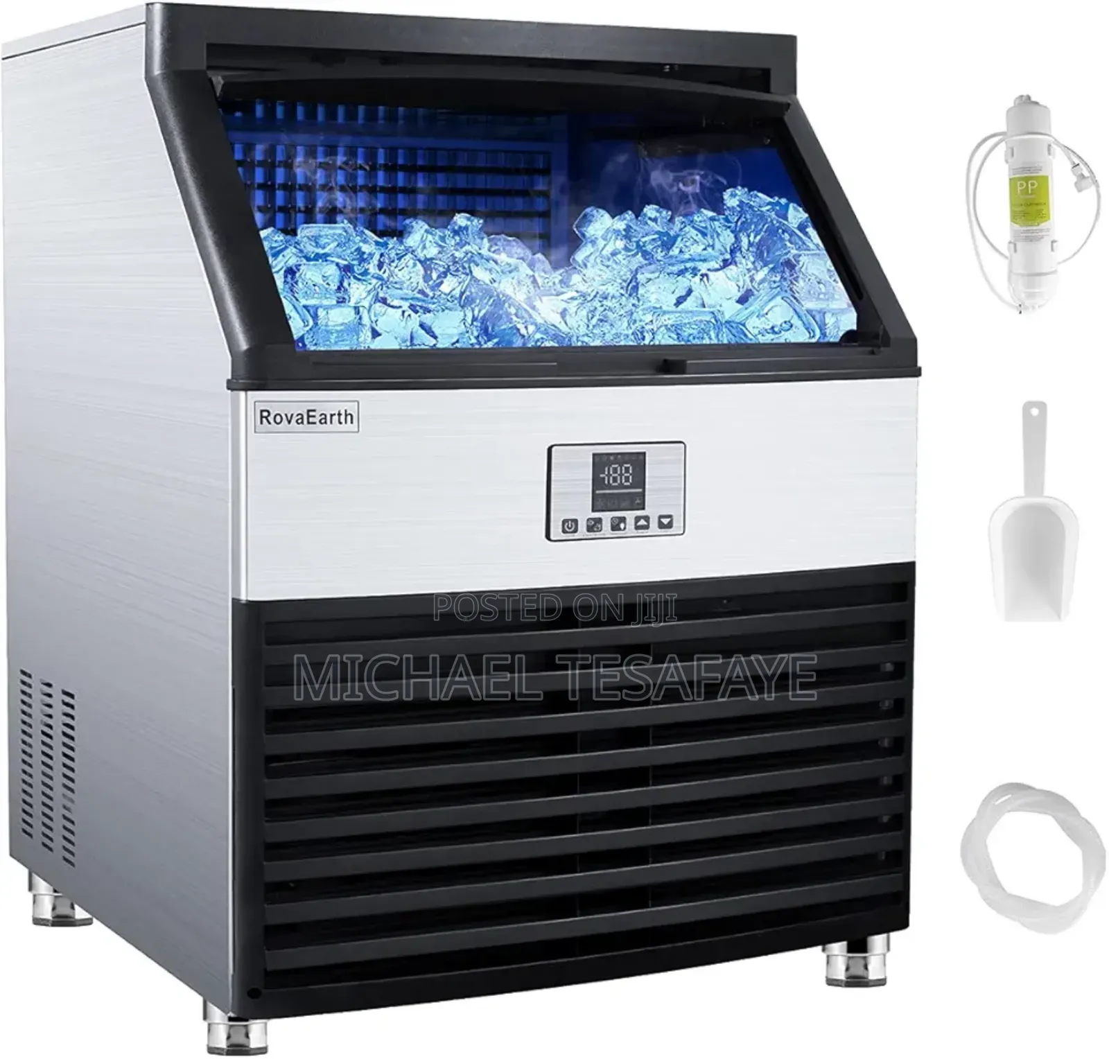 በቀን150 K.G የማምረት አቅም Commercial Ice Maker Machine