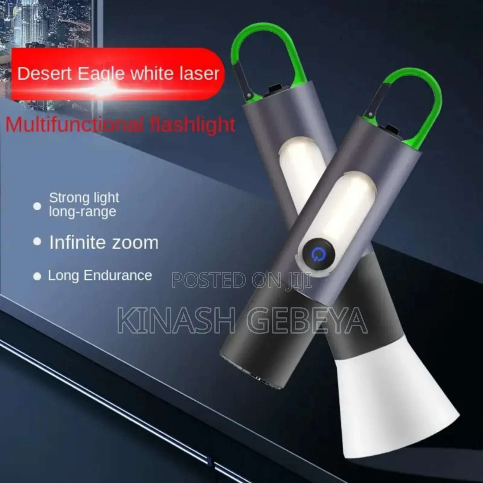 Digital Thunder Rechargeable Touch Light