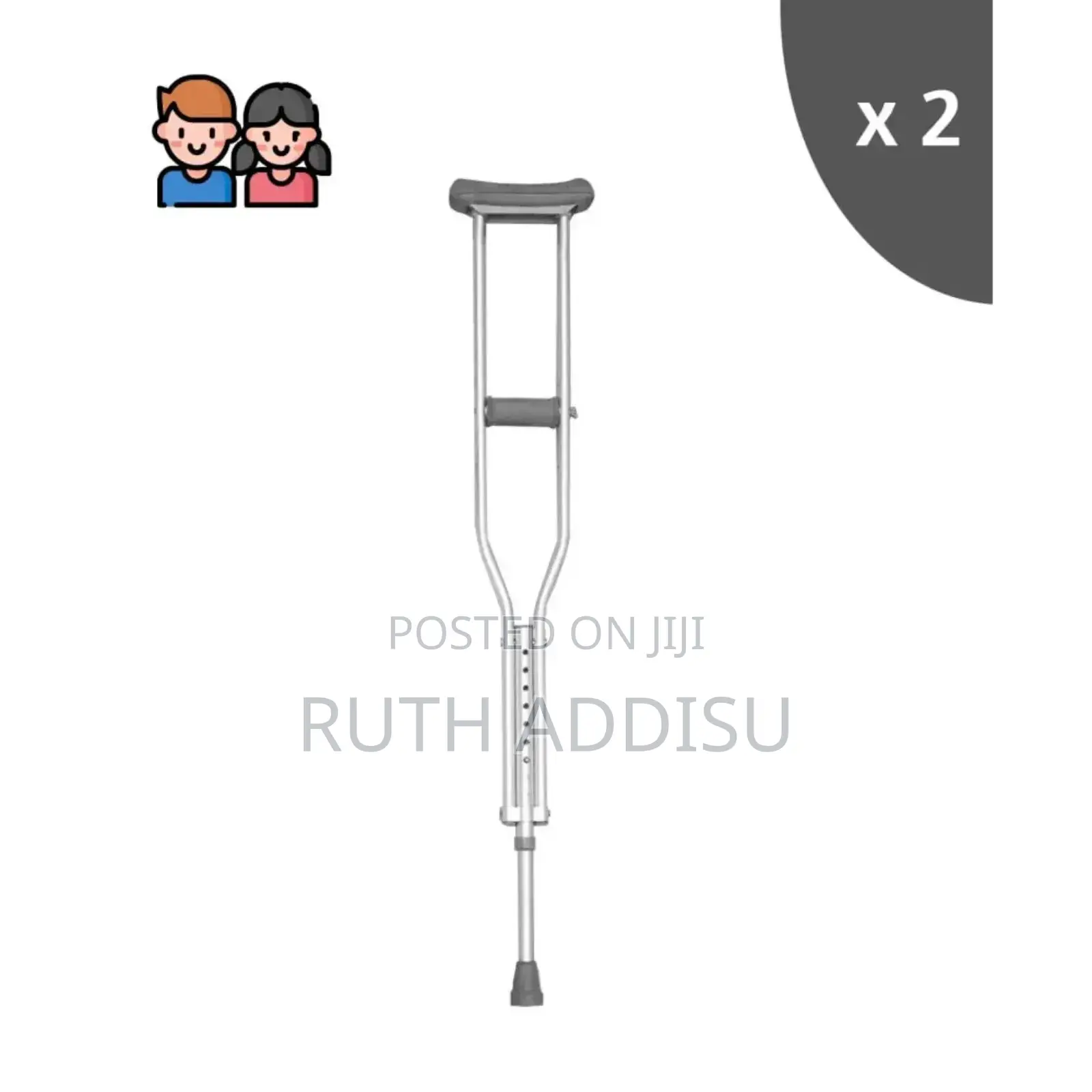 Comfortable Axillary Crutches For Daily Mobility Support