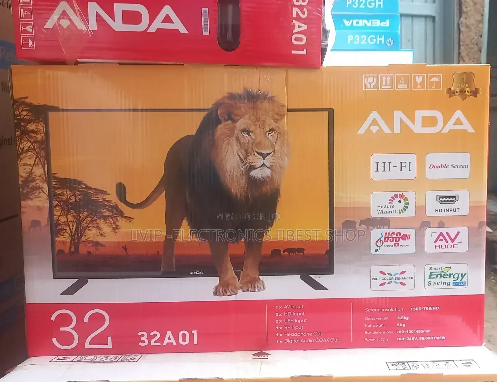 Anda 32"Inch Tv Anda Led Television