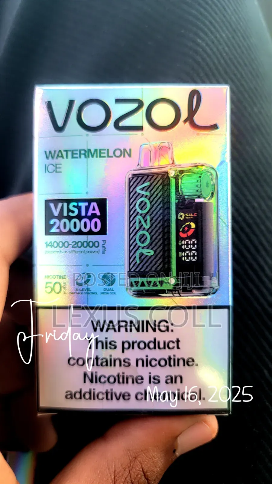 Vista 20,000 Puff Watermelon Ice Rechargeable Vape
