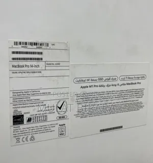 New Laptop Apple MacBook Pro M1 16GB Apple M1 Pro SSD 512GB