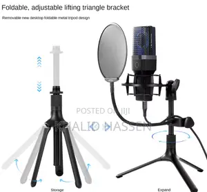 Photo - Yanmai X1 Usb Microphone for Computer Kit With Tripod Stand