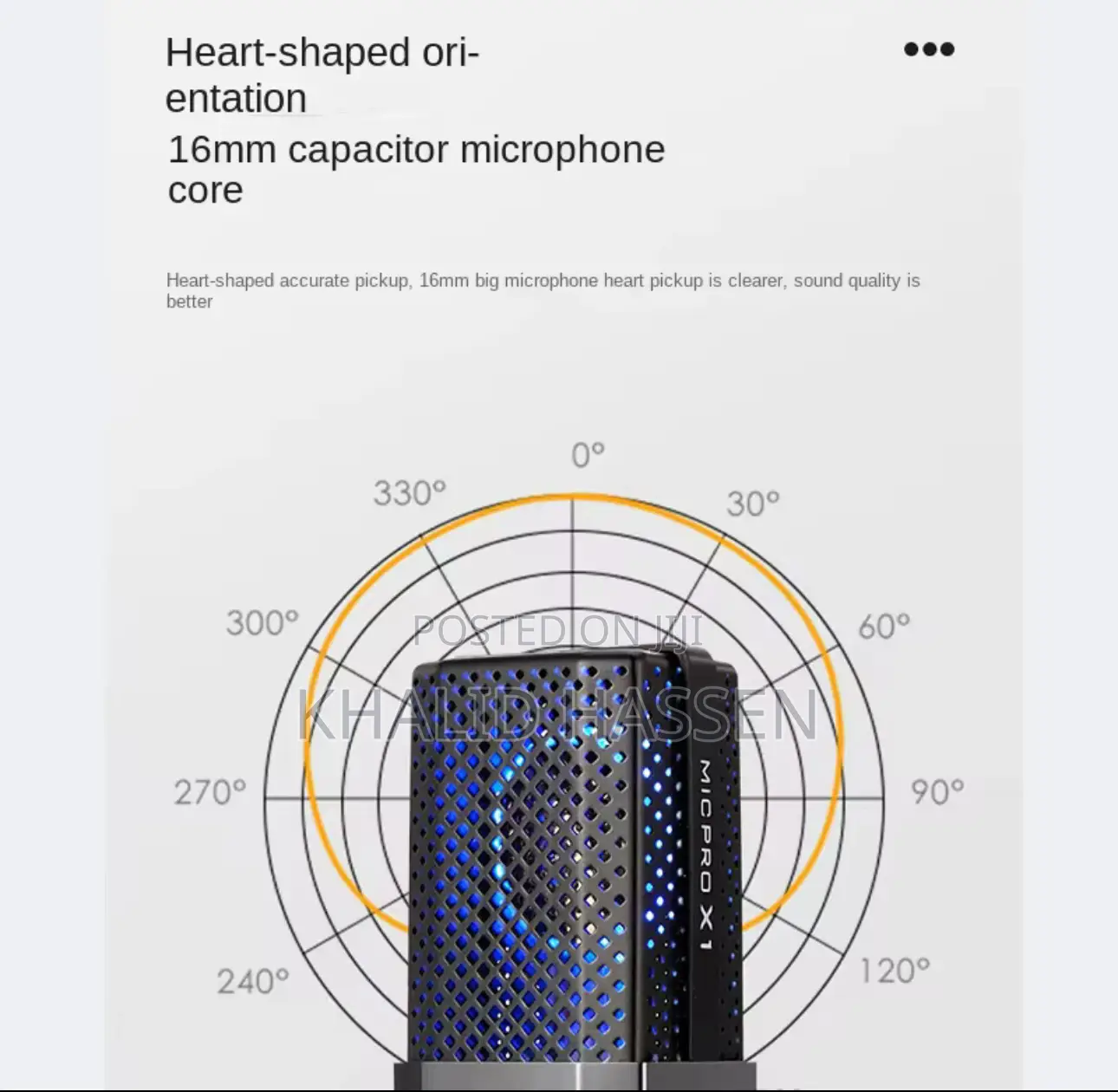 Yanmai X1 Usb Microphone for Computer Kit With Tripod Stand