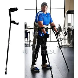Photo - Ergonomic Forearm Crutches For Comfortable, Steady Mobility