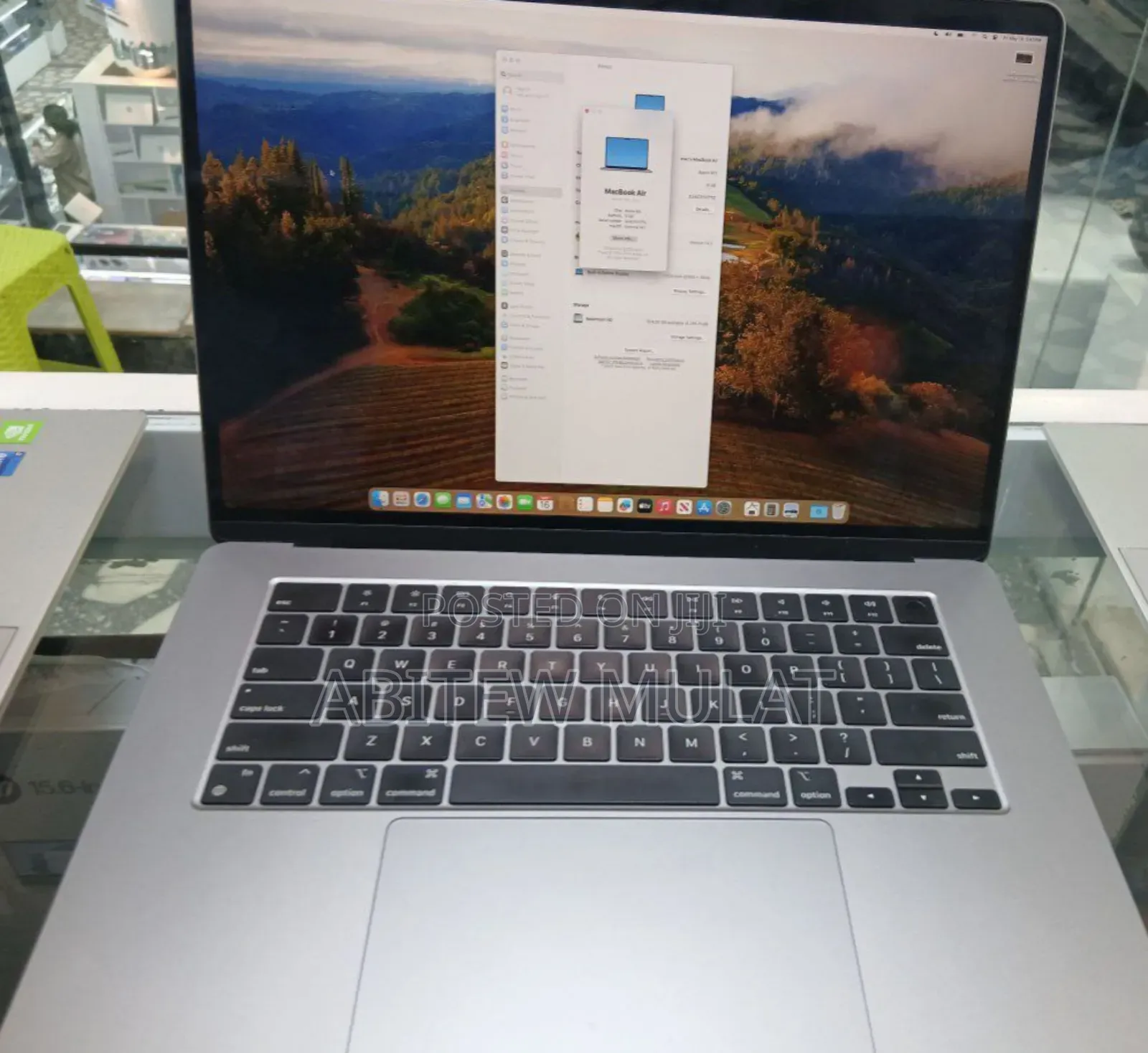New Laptop Apple MacBook Air 2024 M3 15-Inch 8GB Apple M3 SSD 256GB