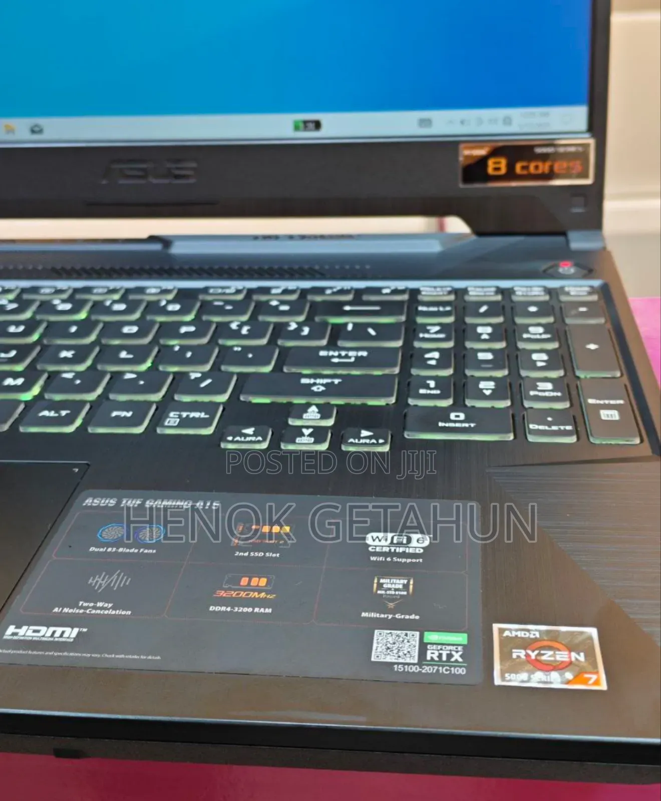 New Laptop Asus TUF Gaming A15 16GB AMD Ryzen 7 SSD 512GB