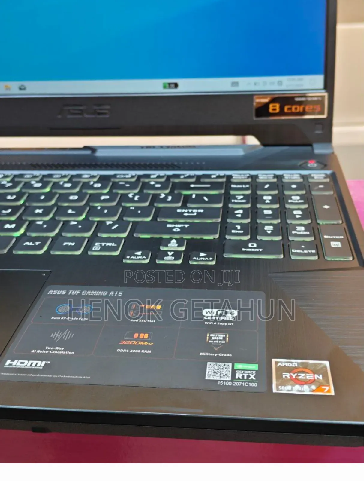 New Laptop Asus TUF Gaming A15 16GB AMD Ryzen 7 SSD 512GB