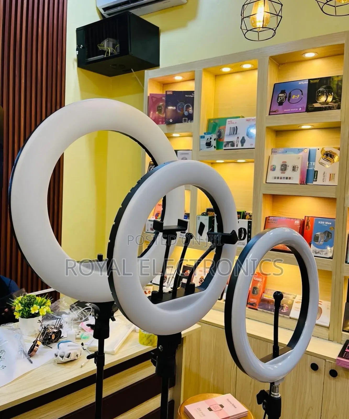 Ring Light ቪዲዮዎችን ሲቀርፁ እጆችዎን ከስልክዎ ነፃ ያድርጉ(ከ3500-8500 Birr)