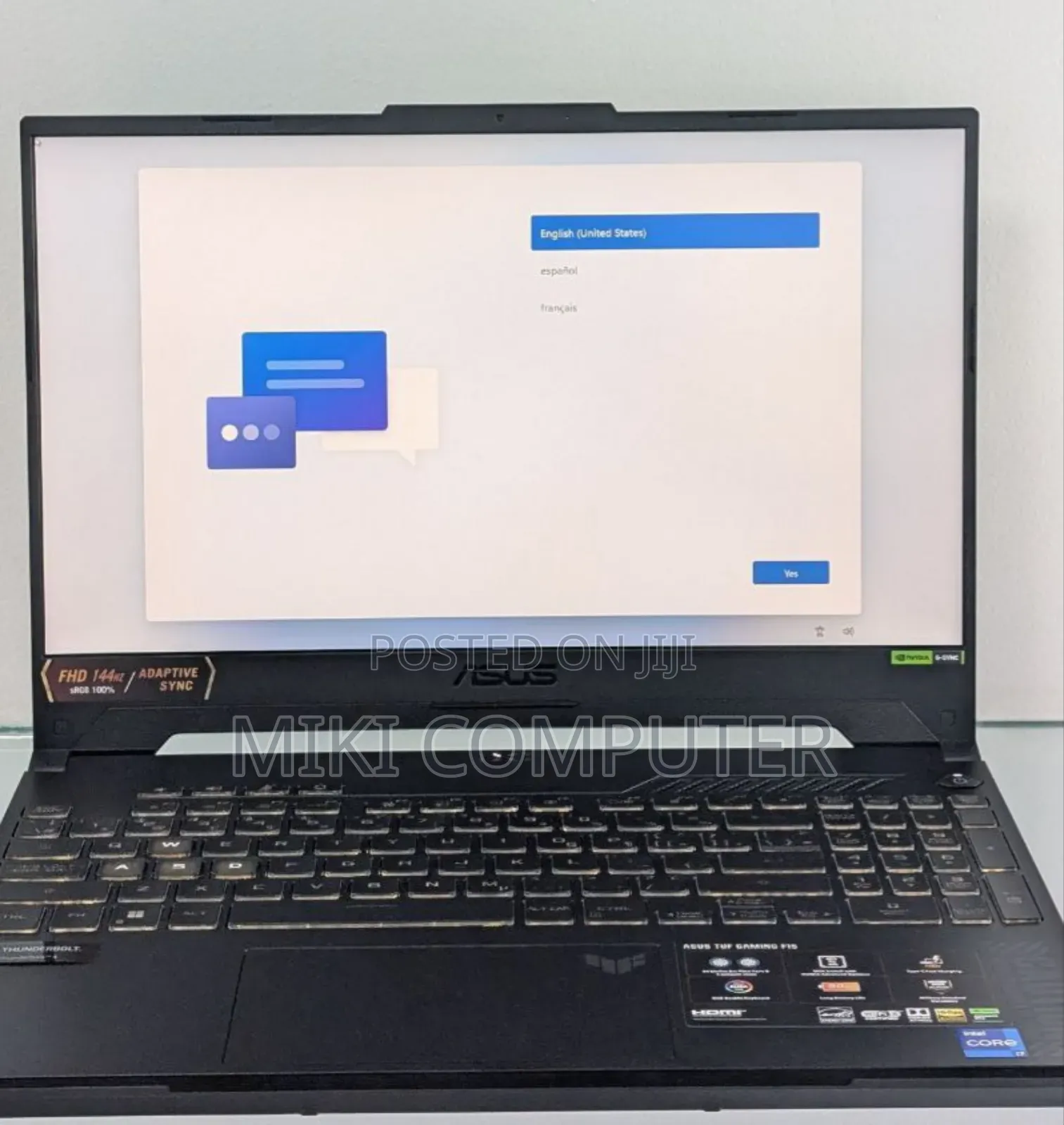 New Laptop Asus TUF Gaming A15 16GB Intel Core I7 SSD 1T