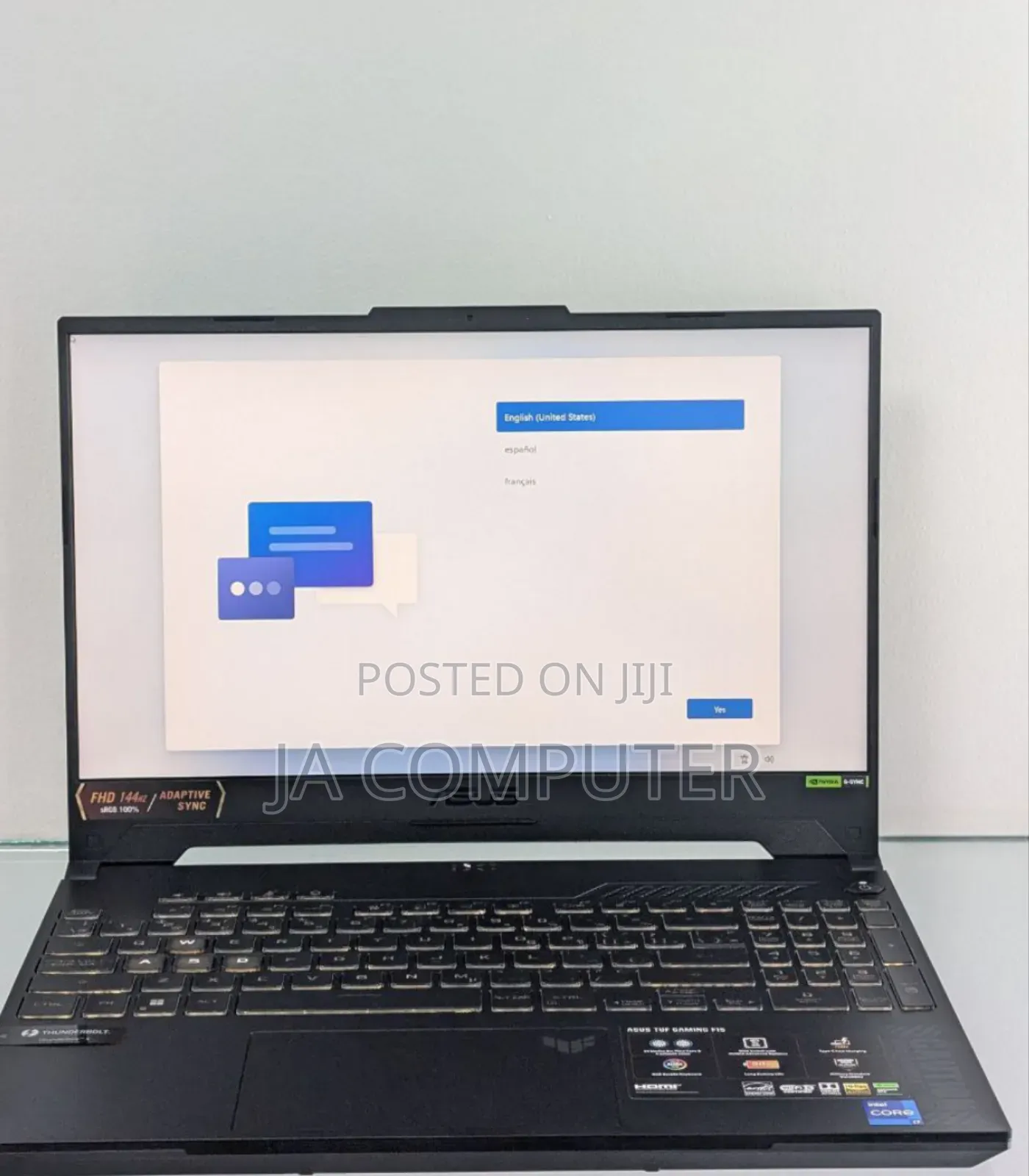 New Laptop Asus TUF Gaming A15 16GB Intel Core I7 SSD 1T