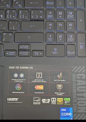 New Laptop Asus TUF Gaming A15 16GB Intel Core I7 SSD 1T