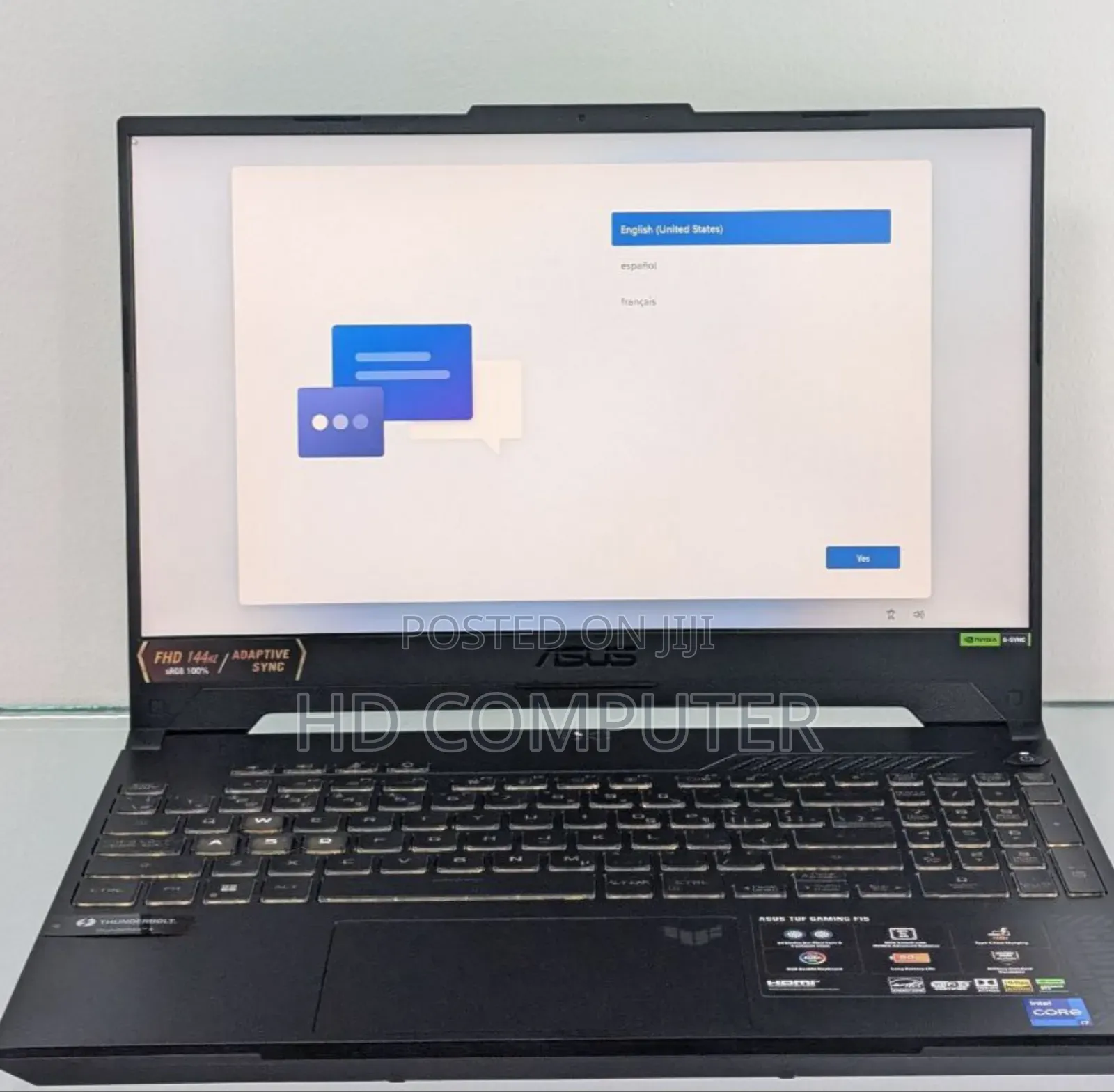 New Laptop Asus TUF Dash F15 16GB Intel Core I7 SSD 1T