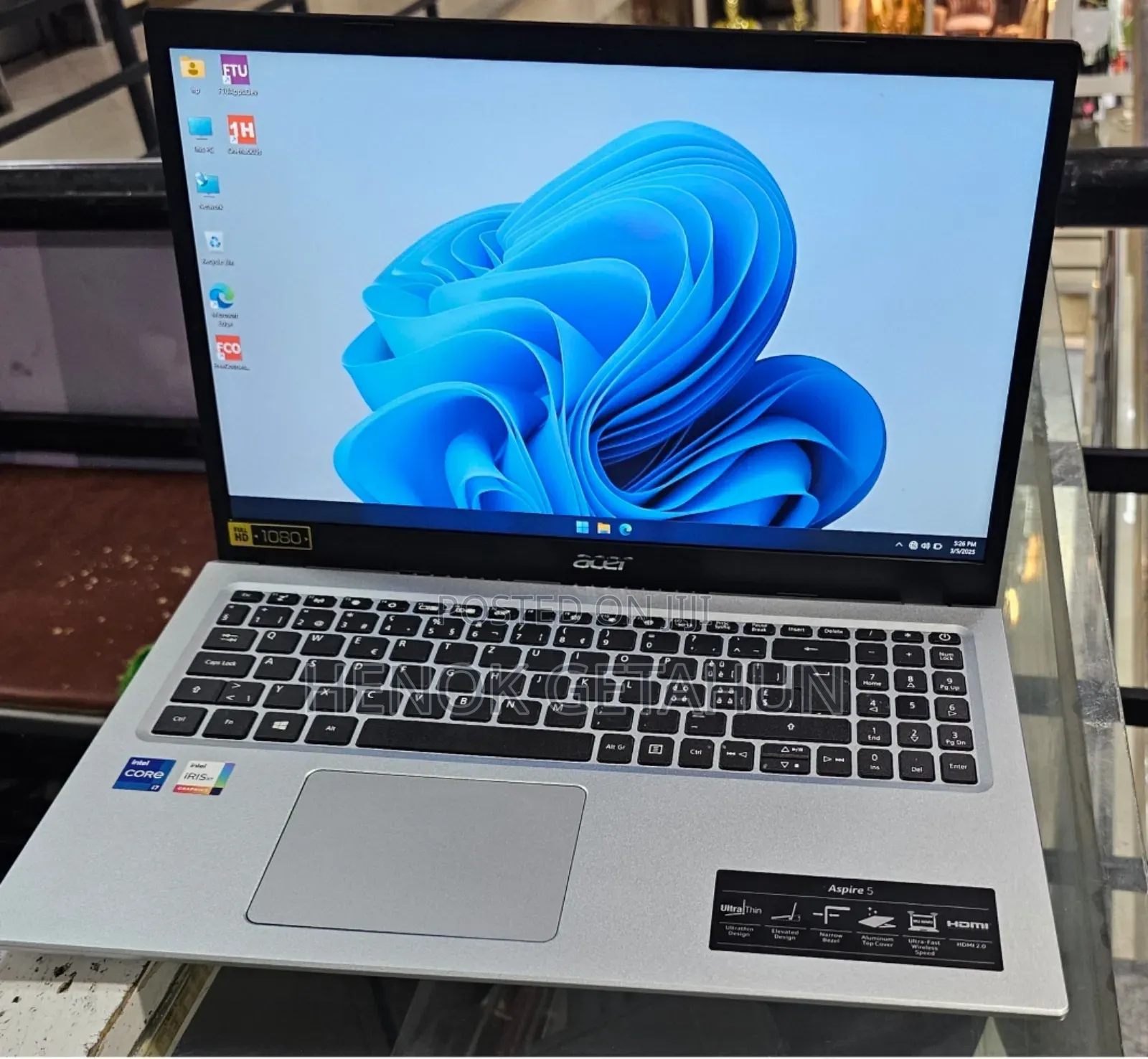 New Laptop Acer Aspire 5 16GB Intel Core i7 SSD 256GB