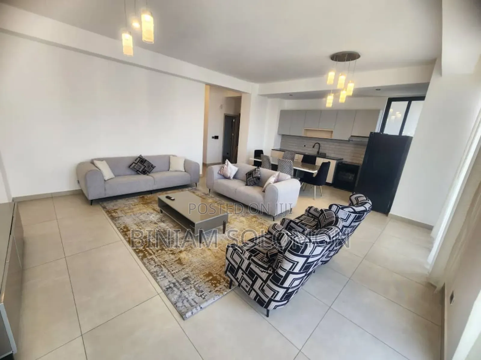 Furnished 3bdrm Apartment in Bole for rent