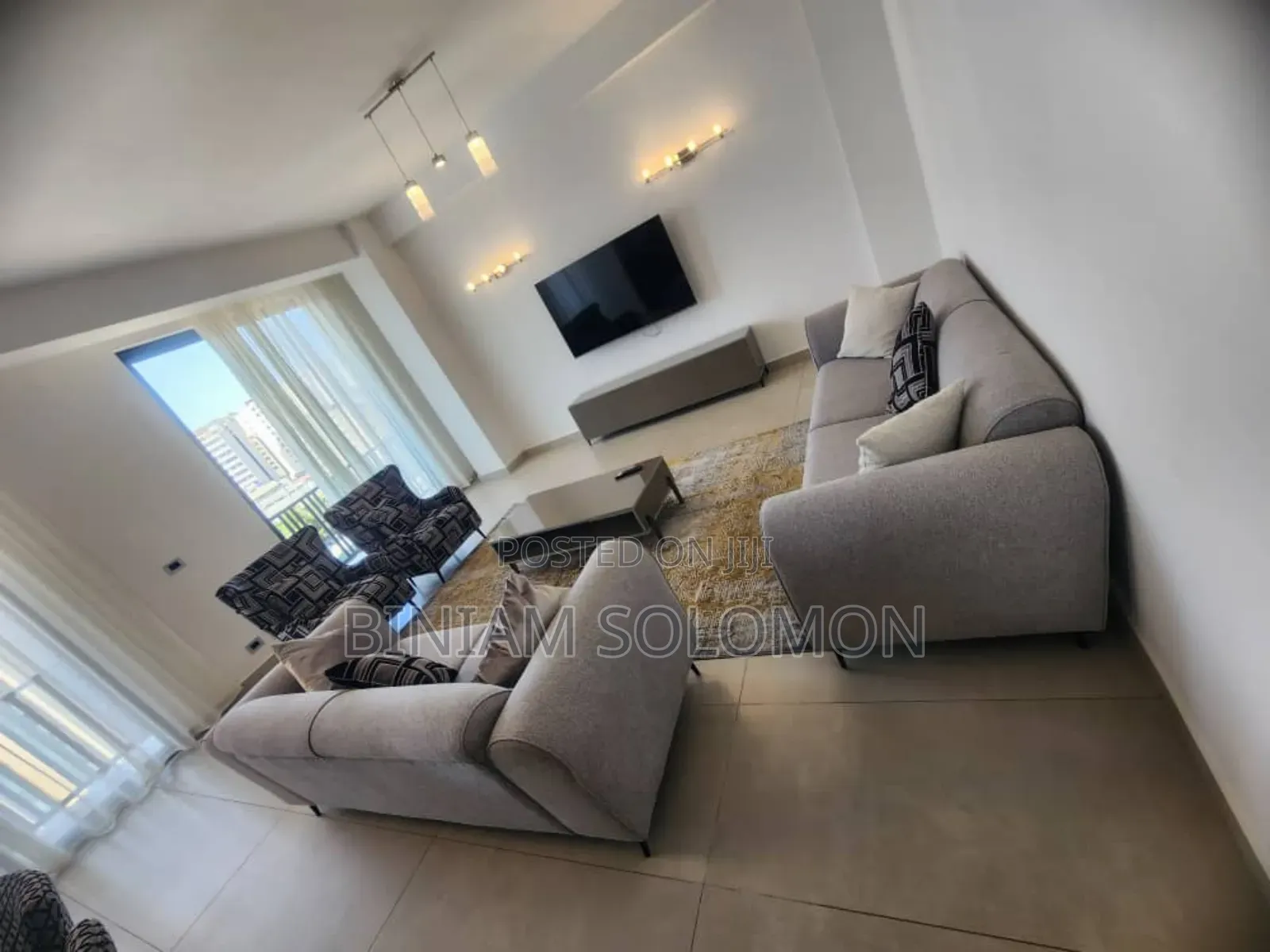 Furnished 3bdrm Apartment in Bole for rent