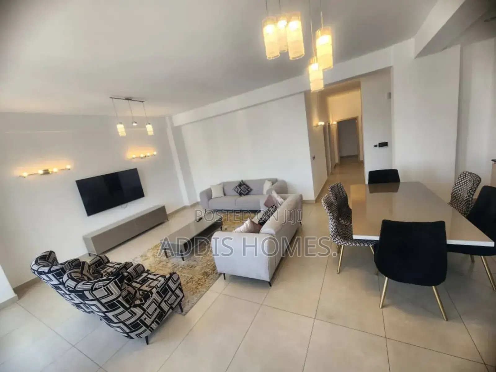 Furnished 3bdrm Apartment in Bole for rent