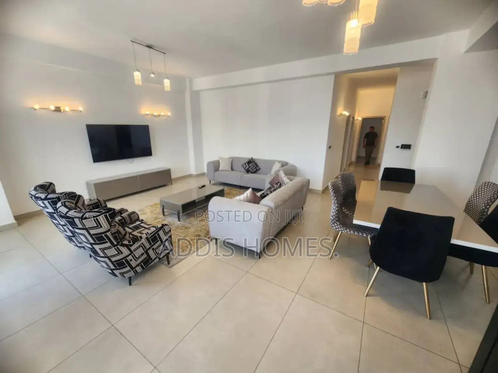 Furnished 3bdrm Apartment in Bole for rent